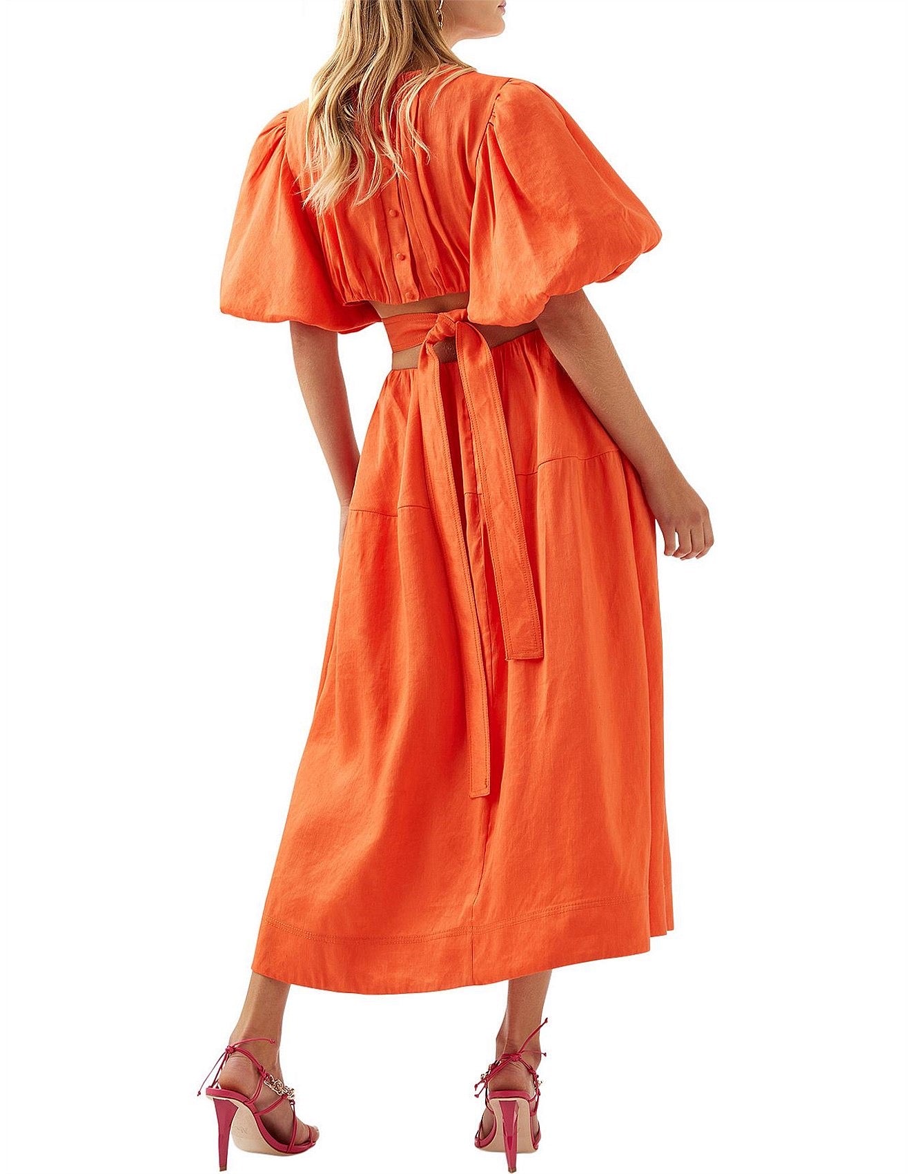 AJE Cosette Orange Midi