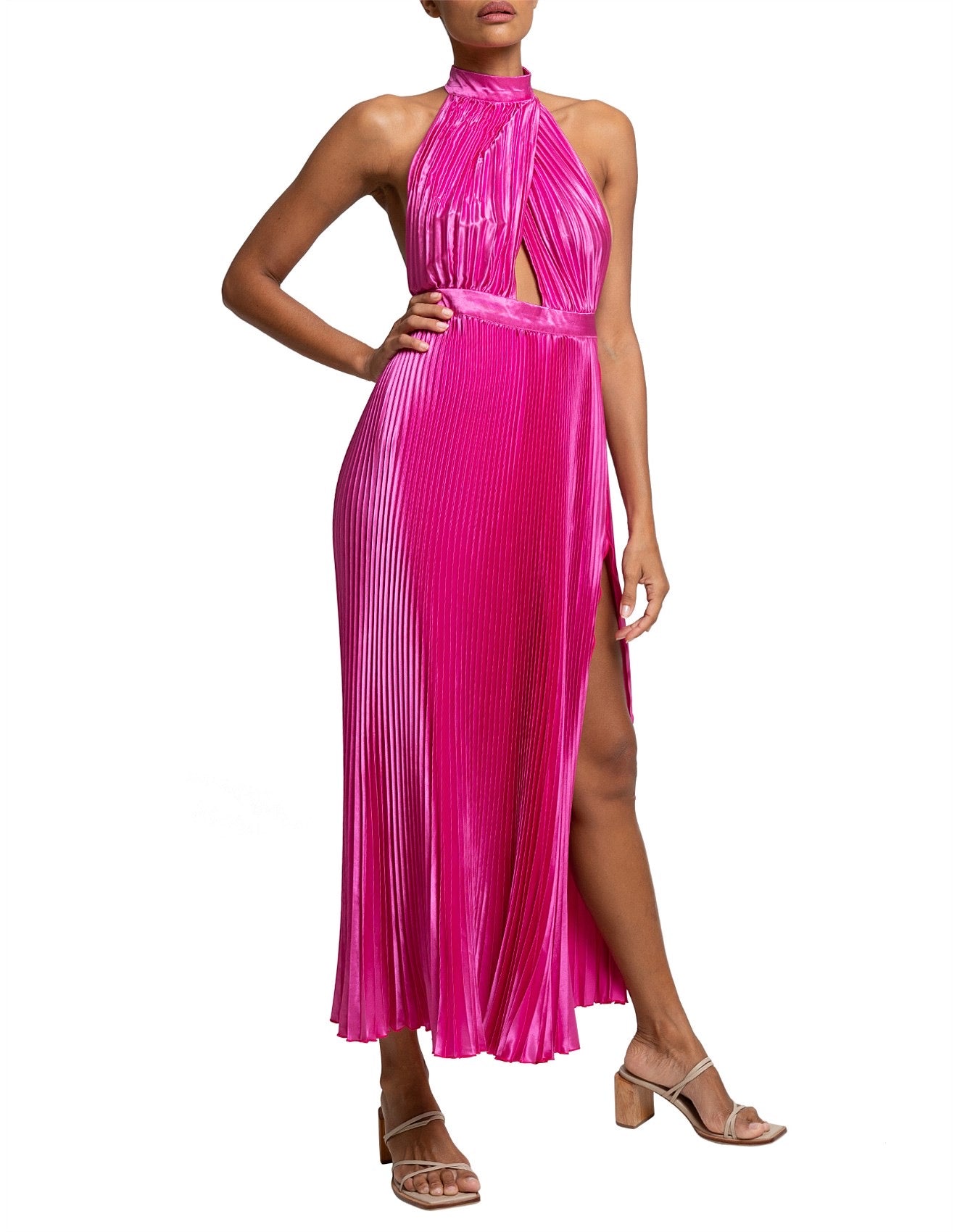 L'idee Renaissance Gown Flamingo